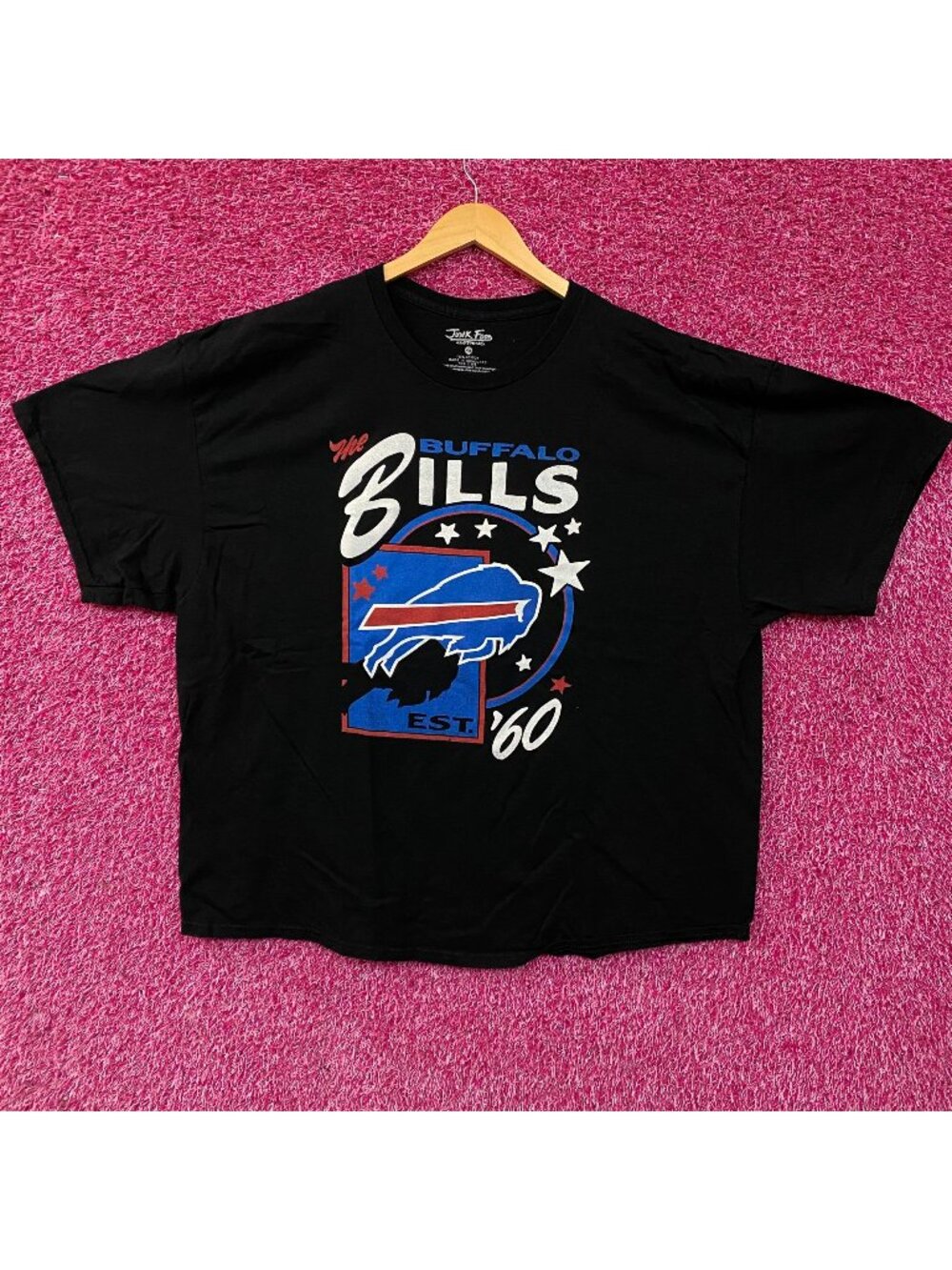 Junk Food Clothing Buffalo Bills Logo Graphic Shift T-shirt 2XL